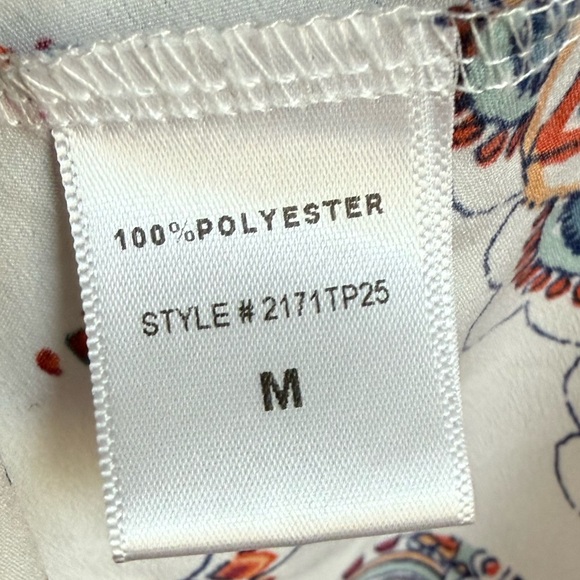 Verse Multicolor Mandala Print Sleeveless Boho Blouse - Picture 7 of 7